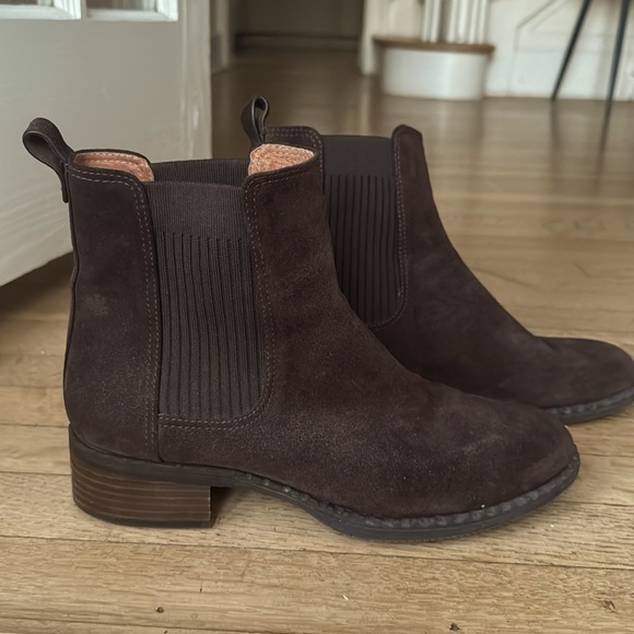 Brown Suede Chelsea Boot by Gentle Souls - Picture 1 of 5